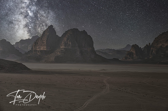A Night In The Desert, Wadi Rum,  Jordan